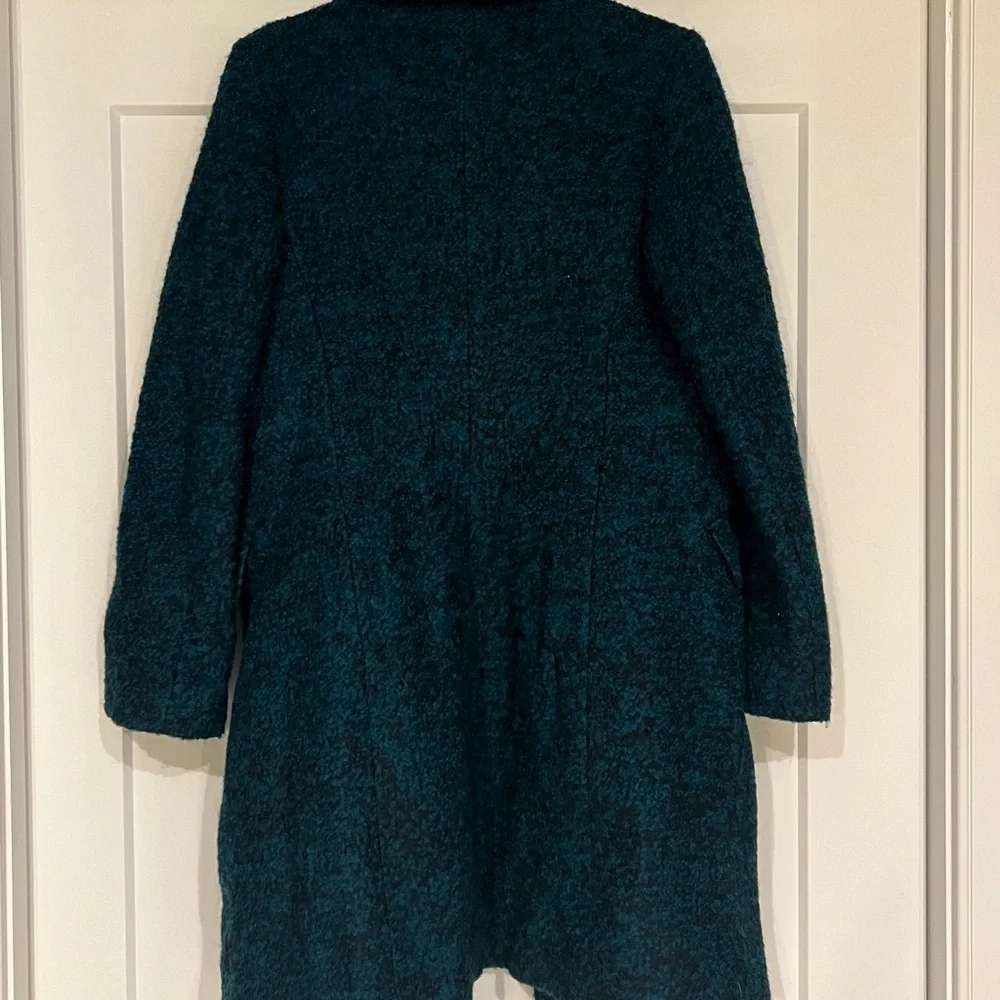 Sam Edelman teal black wool blazer coat size S - Picture 5 of 6